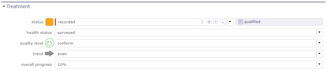 Project tracking settings