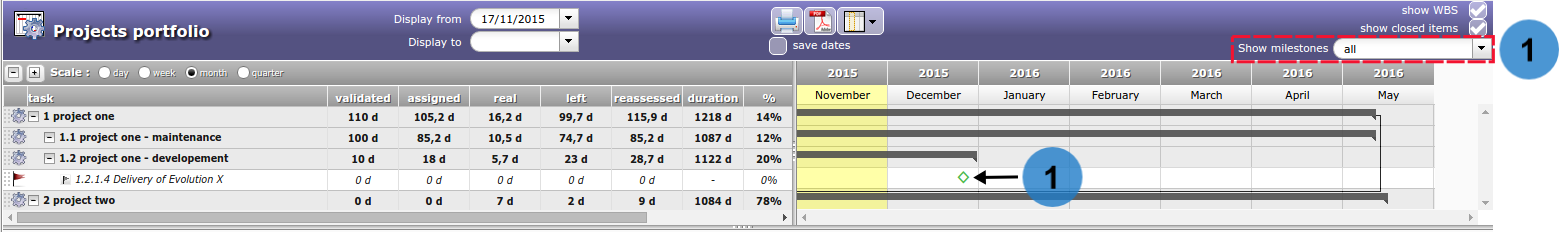Gantt (Projects portfolio)