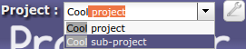 Example - Filtering select (with autocomplete)